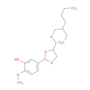 Phenol, 5-[4-[[(2-ethylhexyl)oxy]methyl]-1,3-dioxolan-2-yl]-2-methoxy-