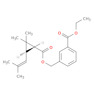 Benzoic acid,3-[[[[(1R,3R)-2,2-dimethyl-3-(2-methyl-1-propen-1-yl)cyclopropyl]carbonyl]oxy]methyl]-,ethyl ester