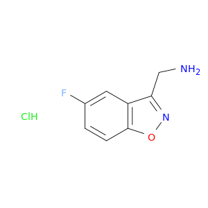 (5-fluoro-1,2-benzoxazol-3-yl)methanamine hydrochloride