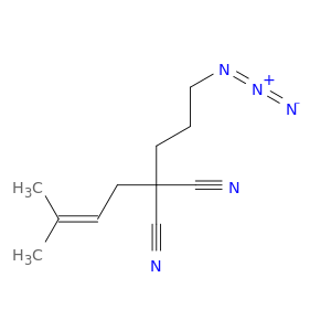 Propanedinitrile, (3-azidopropyl)(3-methyl-2-butenyl)-