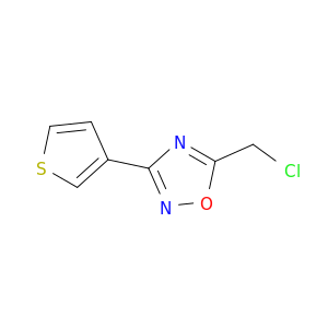 5-(Chloromethyl)-3-(thiophen-3-yl)-1,2,4-oxadiazole
