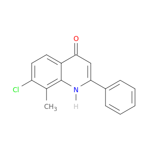 7-Chloro-8-methyl-2-phenyl-4-quinolinol