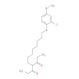 3,5-Heptanedione, 4-[8-(2-chloro-4-methoxyphenoxy)octyl]-