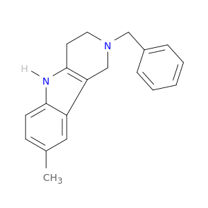 1H-Pyrido[4,3-b]indole, 2,3,4,5-tetrahydro-8-methyl-2-(phenylmethyl)-