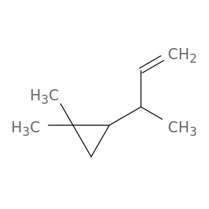 Cyclopropane, 1,1-dimethyl-2-(1-methyl-2-propenyl)-