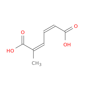 2,4-Hexadienedioic acid, 2-methyl-, (2Z,4Z)-