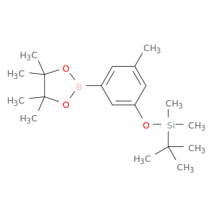 tert-Butyldimethyl(3-methyl-5-(4,4,5,5-tetramethyl-1,3,2-dioxaborolan-2-yl)phenoxy)silane