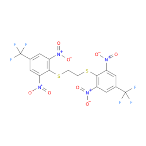 Benzene, 1,1'-[1,2-ethanediylbis(thio)]bis[2,6-dinitro-4-(trifluoromethyl)-