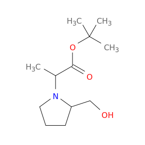 tert-butyl 2-[2-(hydroxymethyl)pyrrolidin-1-yl]propanoate