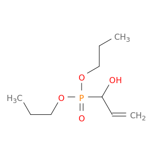 Phosphonic acid, (1-hydroxy-2-propenyl)-, dipropyl ester