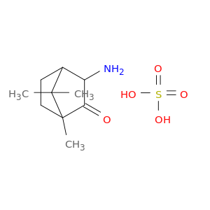 3-amino-1,7,7-trimethylbicyclo[2.2.1]heptan-2-one sulfate(1:1)