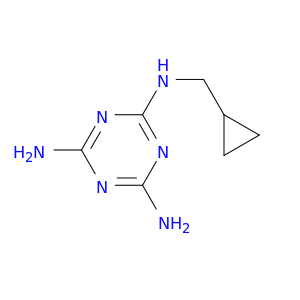 1,3,5-Triazine-2,4,6-triamine, N-(cyclopropylmethyl)-