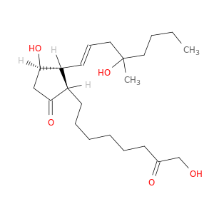 Prost-13-ene-1,9-dione, 11,16-dihydroxy-1-(hydroxymethyl)-16-methyl-, (11alpha,13E)-(+-)-