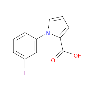 1-(3-碘苯基)-1H-吡咯-2-羧酸