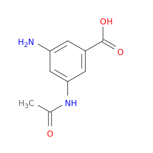 3-(乙酰氨基)-5-氨基苯甲酸