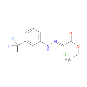 Acetic acid,2-chloro-2-[2-[3-(trifluoromethyl)phenyl]hydrazinylidene]-, ethyl ester