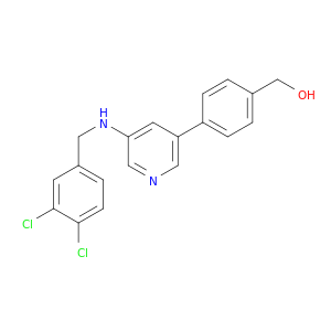 Benzenemethanol, 4-[5-[[(3,4-dichlorophenyl)methyl]amino]-3-pyridinyl]-