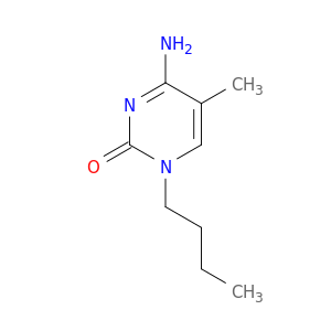 2(1H)-Pyrimidinone, 4-amino-1-butyl-5-methyl-