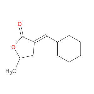 2(3H)-Furanone, 3-(cyclohexylmethylene)dihydro-5-methyl-, (E)-
