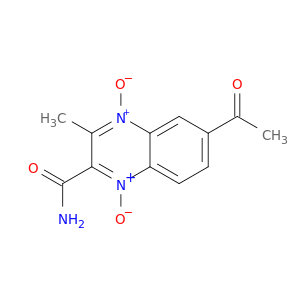 2-Quinoxalinecarboxamide, 6-acetyl-3-methyl-, 1,4-dioxide