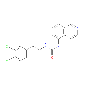 Urea, N-[2-(3,4-dichlorophenyl)ethyl]-N'-5-isoquinolinyl-