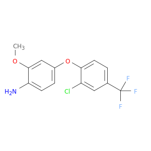 Benzenamine, 4-[2-chloro-4-(trifluoromethyl)phenoxy]-2-methoxy-