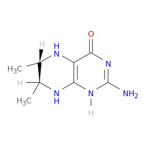 4(1H)-Pteridinone, 2-amino-5,6,7,8-tetrahydro-6,7-dimethyl-, trans-