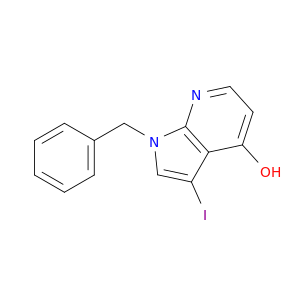 3-碘-1-(苯基甲基)-1H-Pyrrolo[2,3-B]吡啶-4-OL