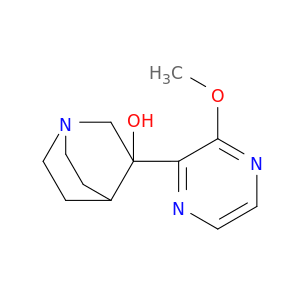 1-Azabicyclo[2.2.2]octan-3-ol, 3-(3-methoxypyrazinyl)-