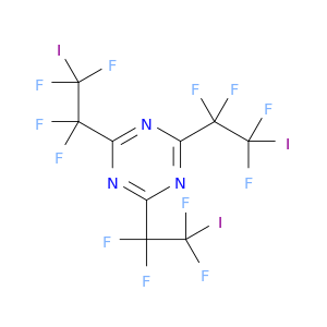 1,3,5-Triazine, 2,4,6-tris(1,1,2,2-tetrafluoro-2-iodoethyl)-