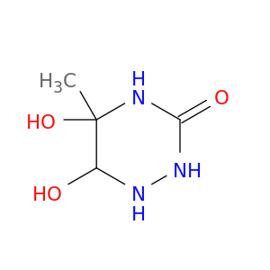 1,2,4-Triazin-3(2H)-one,tetrahydro-5,6-dihydroxy-5-methyl-