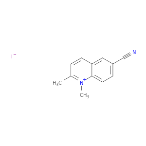 Quinolinium, 6-cyano-1,2-dimethyl-, iodide