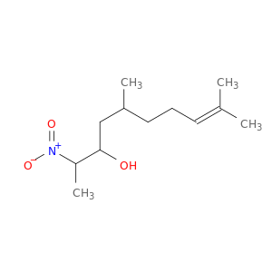 8-Decen-3-ol, 5,9-dimethyl-2-nitro-