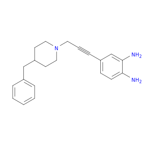 1,2-Benzenediamine, 4-[3-[4-(phenylmethyl)-1-piperidinyl]-1-propynyl]-