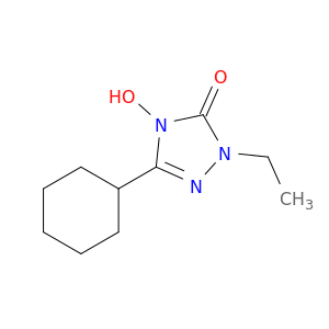 3H-1,2,4-Triazol-3-one, 5-cyclohexyl-2-ethyl-2,4-dihydro-4-hydroxy-