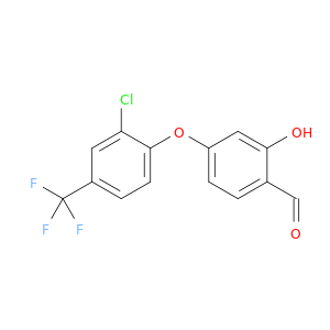 Benzaldehyde, 4-[2-chloro-4-(trifluoromethyl)phenoxy]-2-hydroxy-