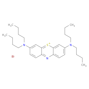 Phenothiazin-5-ium, 3,7-bis(dibutylamino)-, bromide