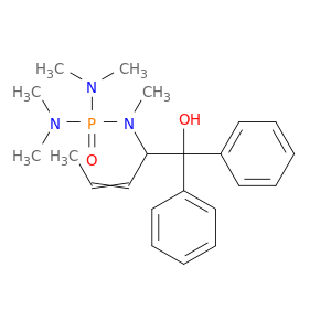 Phosphoric triamide, [1-(hydroxydiphenylmethyl)-2-butenyl]pentamethyl-