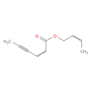 2-Hexen-4-ynoic acid, 2-butenyl ester
