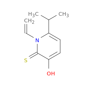 2(1H)-Pyridinethione, 1-ethenyl-3-hydroxy-6-(1-methylethyl)-