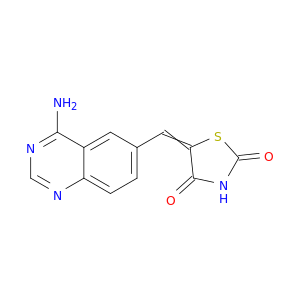 2,4-Thiazolidinedione, 5-[(4-amino-6-quinazolinyl)methylene]-