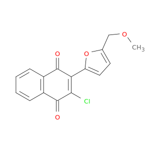 1,4-Naphthalenedione, 2-chloro-3-[5-(methoxymethyl)-2-furanyl]-