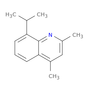 Quinoline, 2,4-dimethyl-8-(1-methylethyl)-
