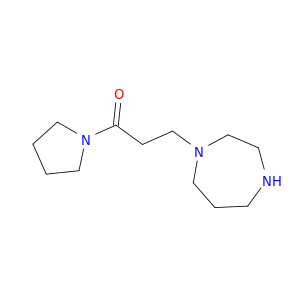 Pyrrolidine, 1-[3-(hexahydro-1H-1,4-diazepin-1-yl)-1-oxopropyl]-
