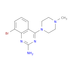8-溴-4-(4-甲基哌嗪-1-基)喹唑啉-2-胺