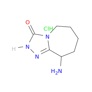 9-amino-2H,3H,5H,6H,7H,8H,9H-[1,2,4]triazolo[4,3-a]azepin-3-one hydrochloride