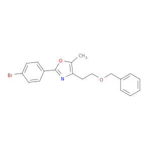 Oxazole, 2-(4-bromophenyl)-5-methyl-4-[2-(phenylmethoxy)ethyl]-