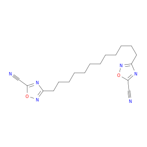 1,2,4-Oxadiazole-5-carbonitrile, 3,3'-(1,12-dodecanediyl)bis-