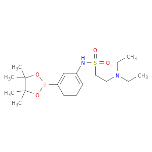 3-(2-二乙氨基乙基磺酰氨基)苯硼酸频那醇酯
