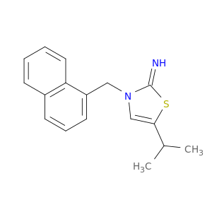 2(3H)-Thiazolimine, 5-(1-methylethyl)-3-(1-naphthalenylmethyl)-